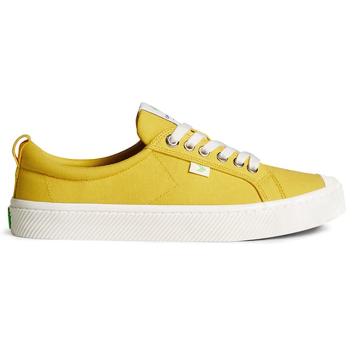 Cariuma Unisex Oca Low Yellow Canvas Sneaker Größe: 36 | Trainers Outlet | Unisex | Gelb