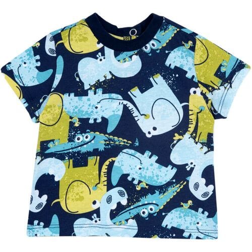 Chicco 09005679000000 JONGENS BLAUW BEDRUKT 080