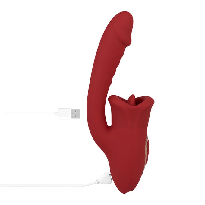 Rabbit Vibrator 'Passion Lips', 23,5 cm