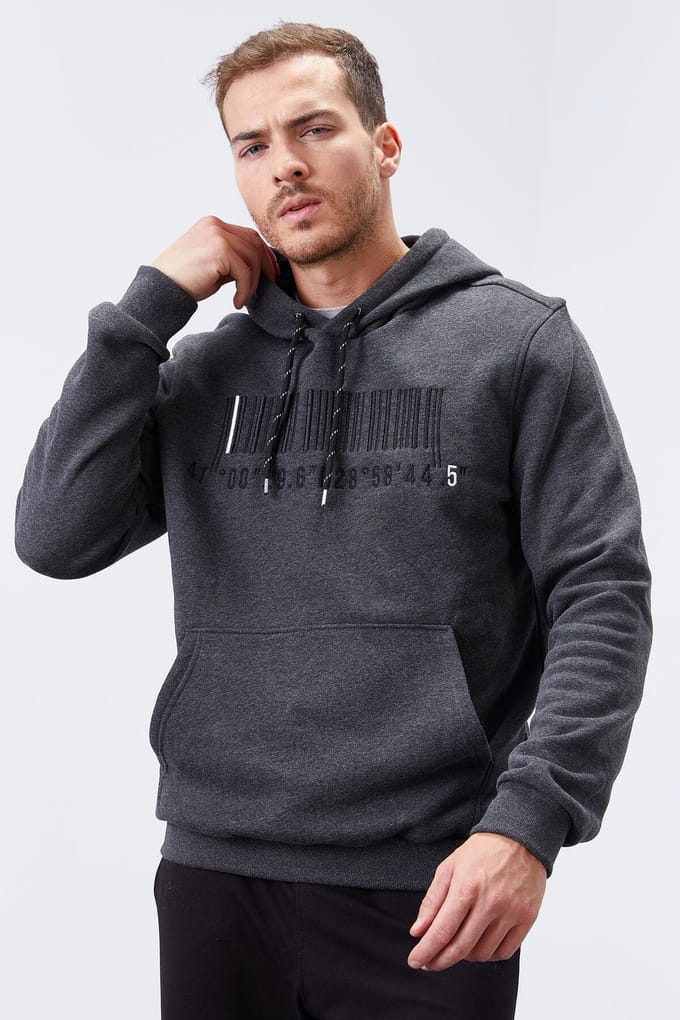 Bedrukte Hoodie