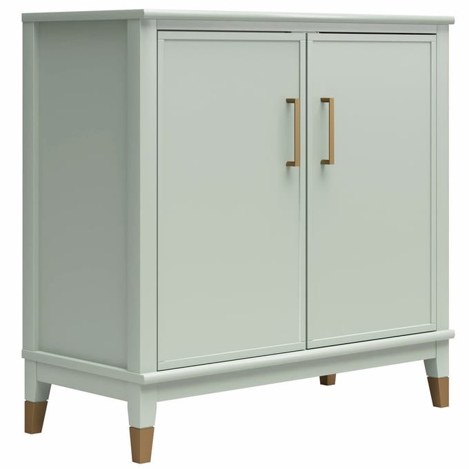 Westerleigh - Kast met 2 deuren in MDF groen (85 x 86 x 41 cm)