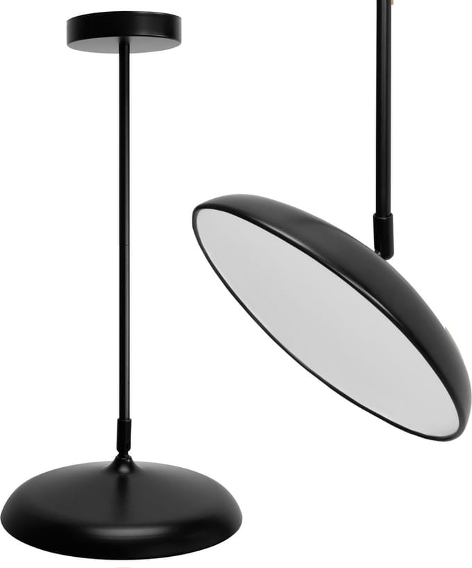 Toolight App1280-Cp Hanglamp Zwart 25X25X63Cm