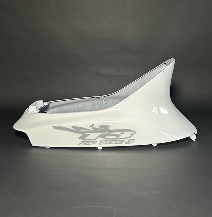 Piaggio Old Zip Stickerset - T3 - Zilver