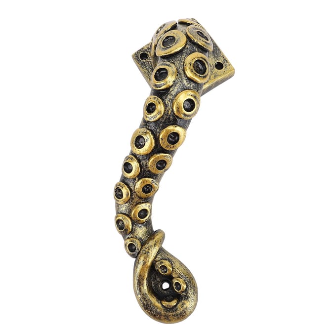 Poignée de porte Poulpe Résine Robuste Bronze Vintage Tiroir Meuble Poignée Tentacule Poulpe