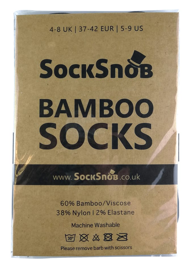 Set van 4 sokken met onzichtbare voering van bamboe voor dames - Wit