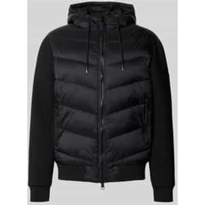 Slim fit gewatteerd jack met tunnelkoord