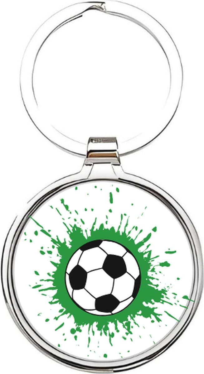 Akyol - Voetbal Sleutelhanger - voetbal - liefhebber - Cadeau - Sport - 2,5 x 2,5 CM