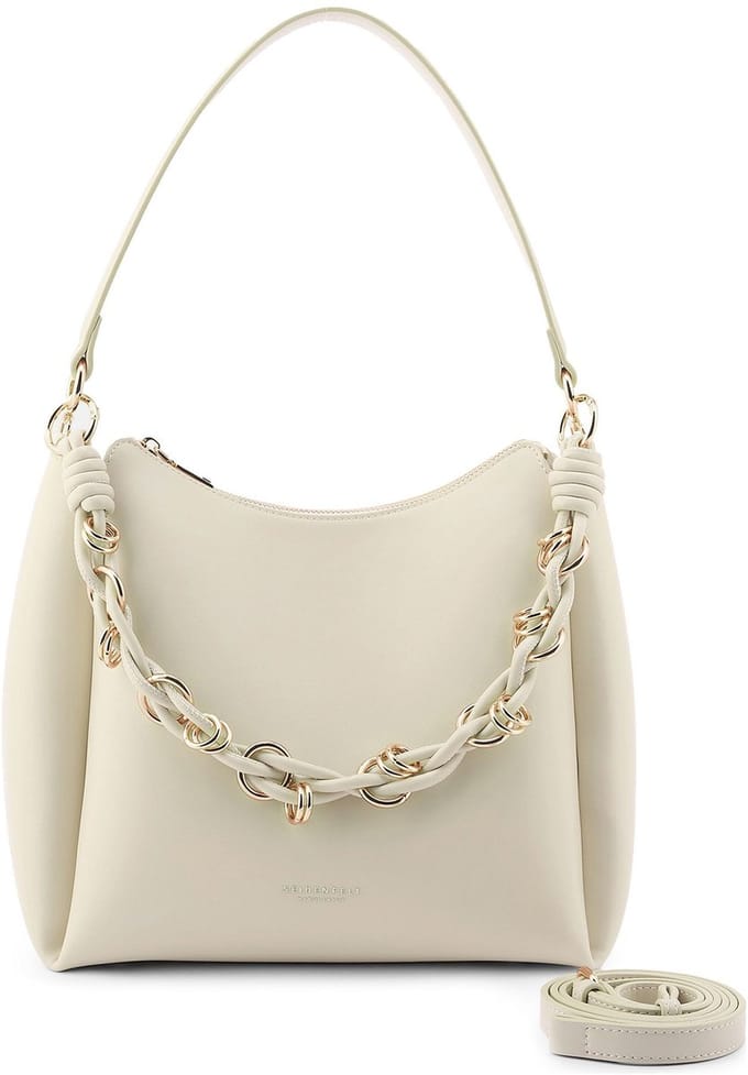 SEIDENFELT MANUFAKTUR schoudertas Sundby Hobo Bag Cloud crème
