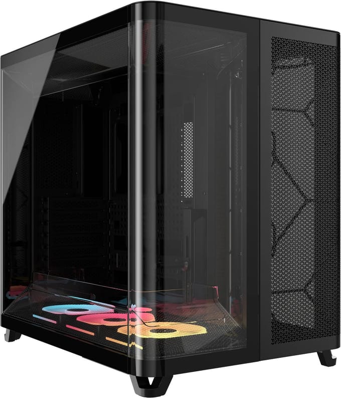 Corsair AIR 5400 LX-R LINK Black - Case - Miditower - Zwart