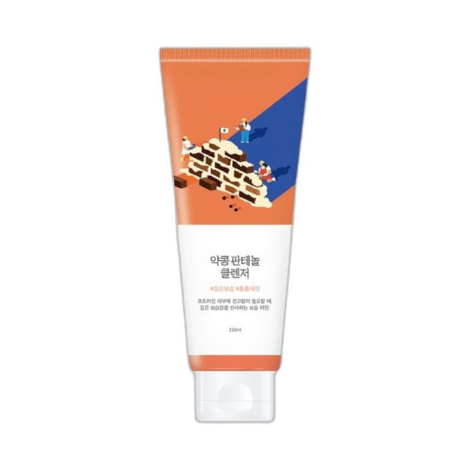 ROUND LAB Sojaboon Panthenol Schuimreiniger Zacht Gladmakend 150ml orange
