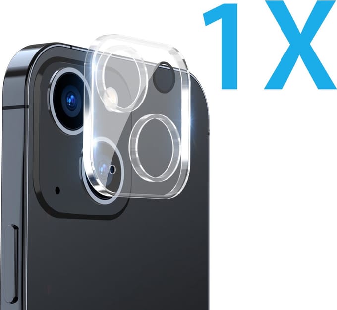Camera lens Protector 1x Geschikt voor: iPhone 15 Plus - screen protector - glas - bescherm je camera - beschermglas - Transparant
