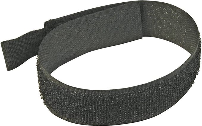 Fixman Klittenband kabelbinders - 15 cm - zwart - 10 stuks - multifunctioneel
