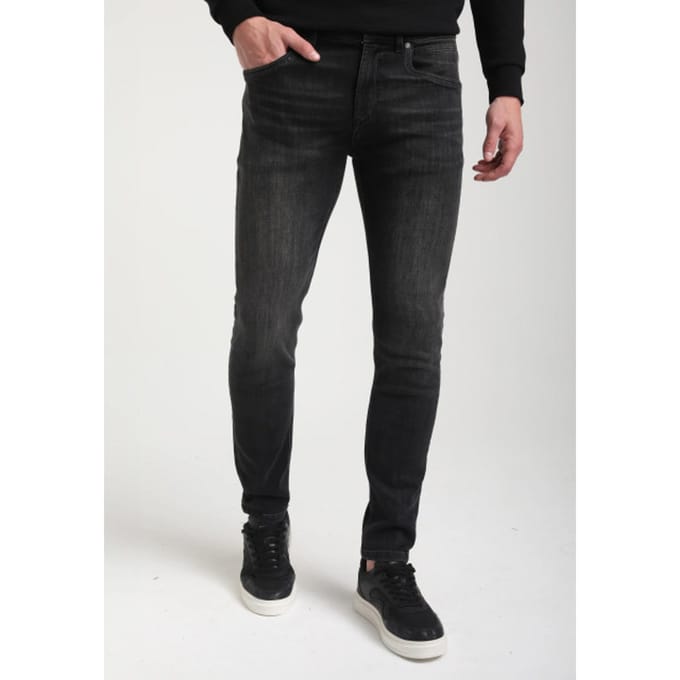 Gabbiano - Atlantic - Heren Regular Jeans - Black Used