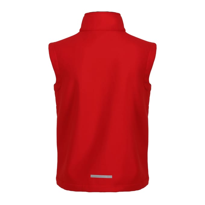 Regatta Kinder/Kids Ablaze Softshell Reflecterend Gilet (Klassiek rood/zwart)