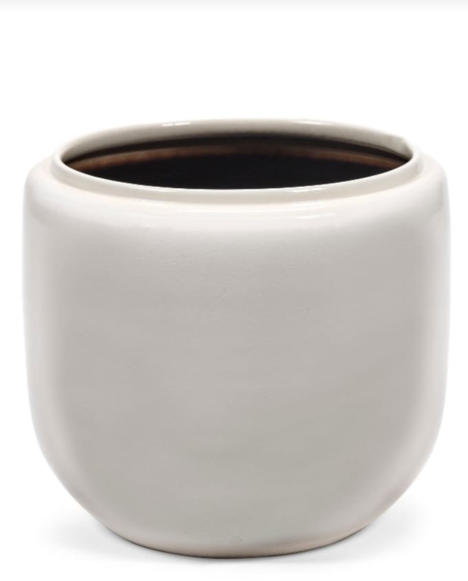 Serax - Glazed shades - Bloempot XL - Wit - 37 Ø