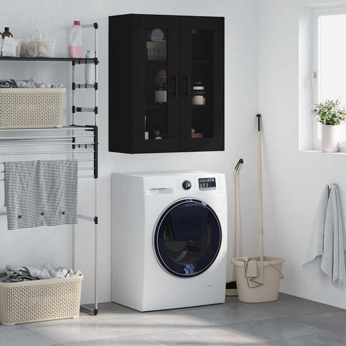 vidaXL - Bovenkast - 69,5x34x90 - cm - zwart
