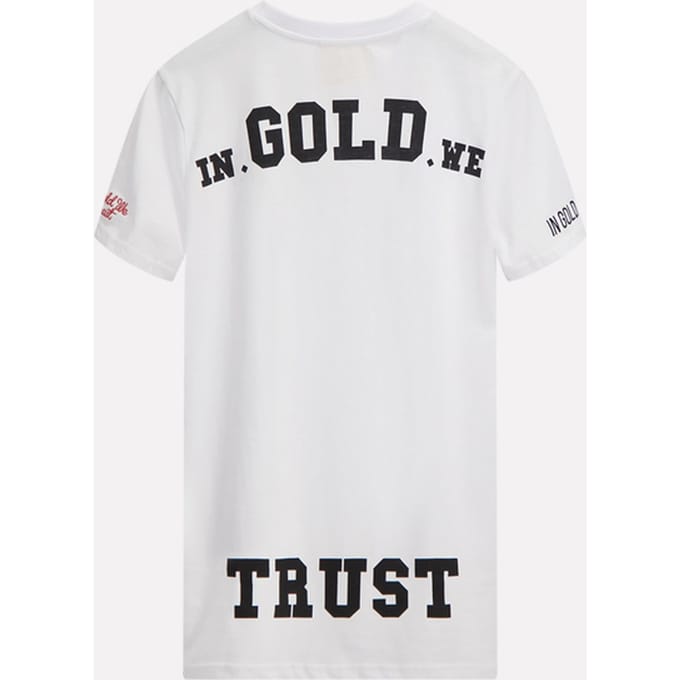 In Gold We Trust The Pusha White Taglia: M | Maglie Sportivi Outlet | Unisex | Bianco