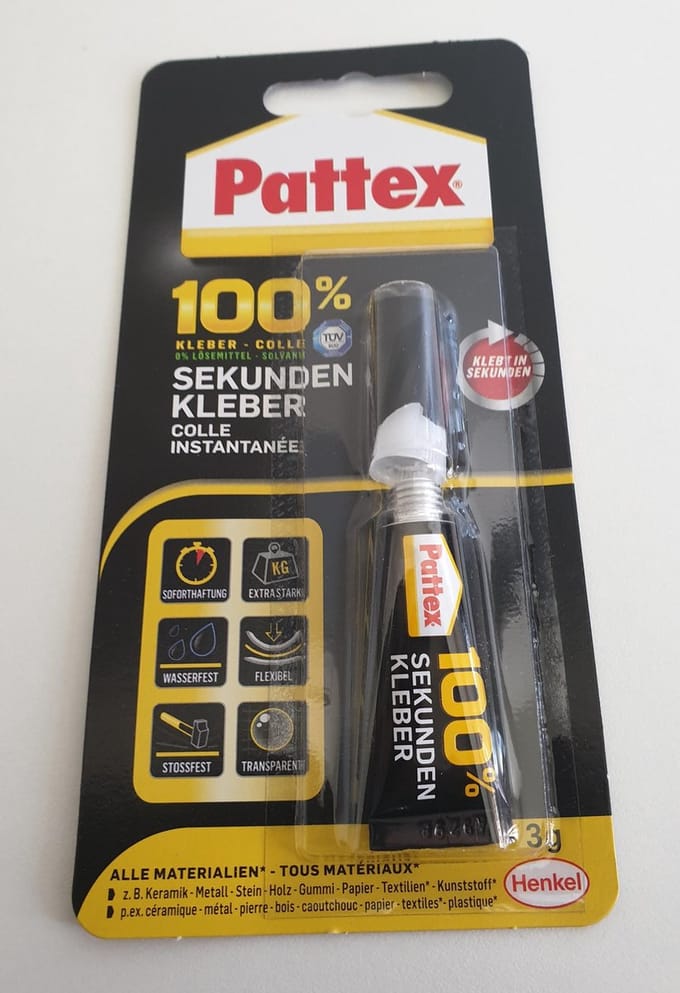 Pattex 100% Secondelijm 3 g