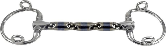 Hefbit voor paarden Trust Sweet Iron Eggbutt Gag Waterford 16