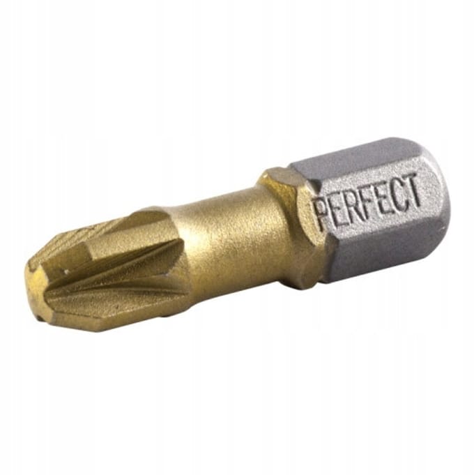 Stalco Perfect Bit PZ2x25mm 1/4" Titanium - Set van 2