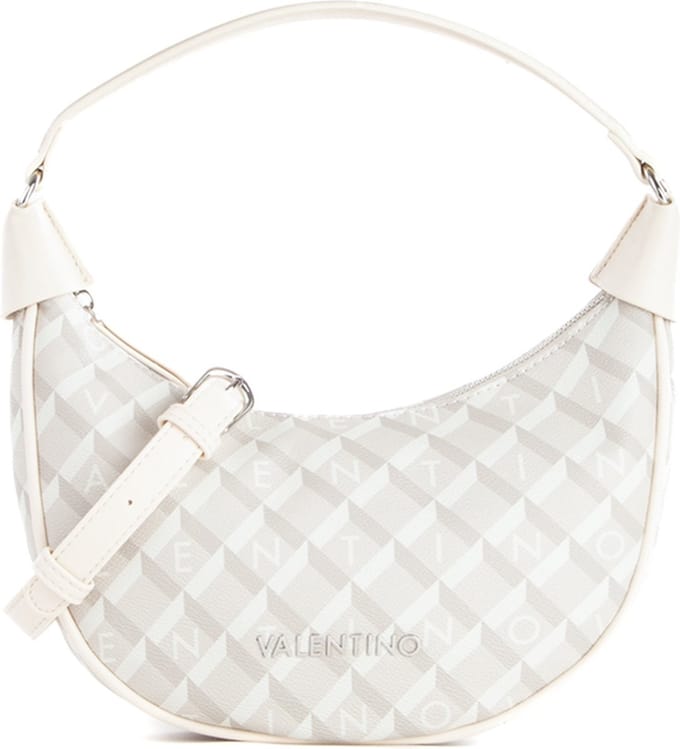 VALENTINO Handtas Schoudertas Barrio Hobo Bag Ecru / Multi Beige