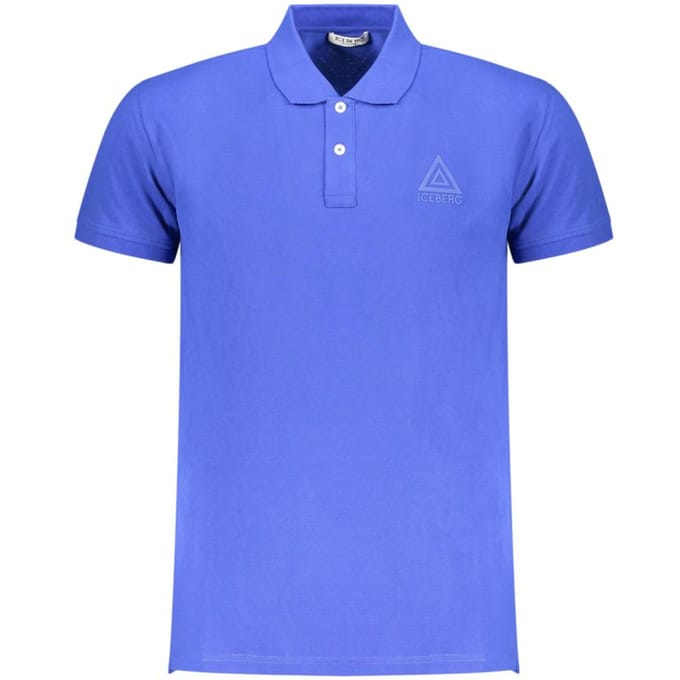 Ijsberg Driehoek Logo Blauwe Polo Shirt