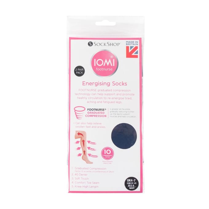 Unisex 4 Paar 40 Denier Gegradueerde Compressiekousen – Energizing Kousen