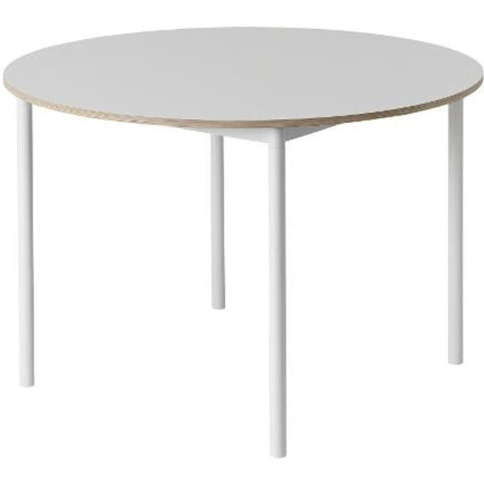 Muuto - Base tafel rond - wit laminaat