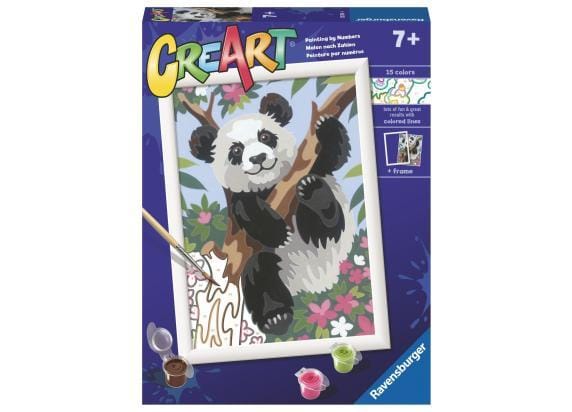 Ravensburger CreArt Playful Panda - Schilderen op nummer voor kinderen