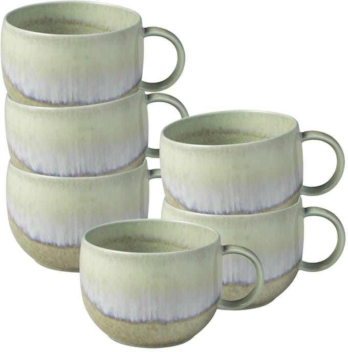Villeroy & Boch - Perlemor Alga Koffiekoppen 6 stuks 0,27l
