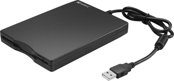 Sandberg USB Floppy Mini Reader - Laufwerk - Diskette (1.44 MB) 3,5 inch diskette