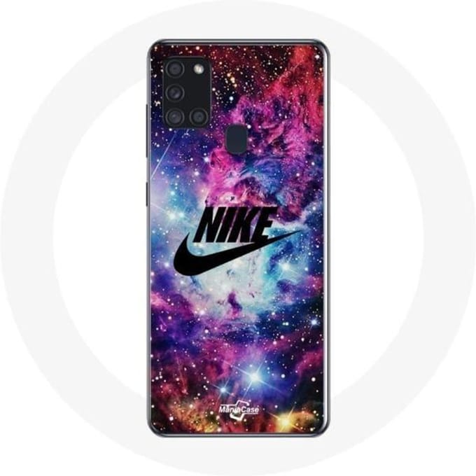 Coque Samsung Galaxy A21S Nike Espace Coloré Logo