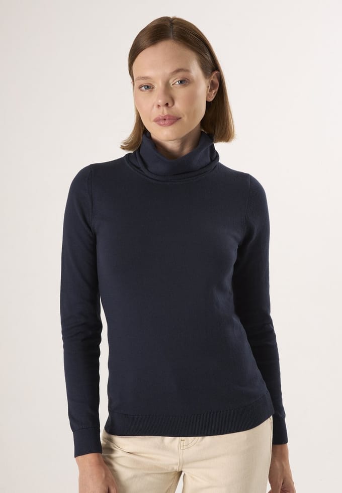 Felix Hardy Coltrui - Trui - 100% Katoen Dames Navy - M