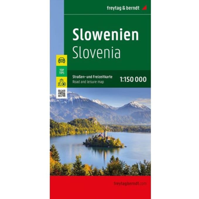 F&B Wegenkaart Slovenië 2-Zijdig - F&B Wegenkaarten