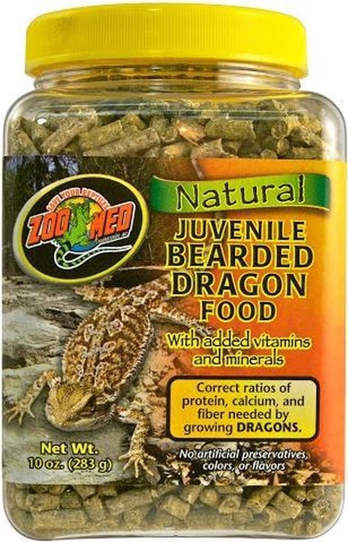 Zoo Med natural juvenile bearded dragon food - Voer voor Baardagamen - 283gr