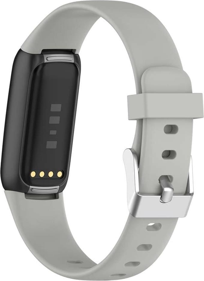 Siliconen bandje - Fitbit Luxe - stone grey - verstelbare gespsluiting