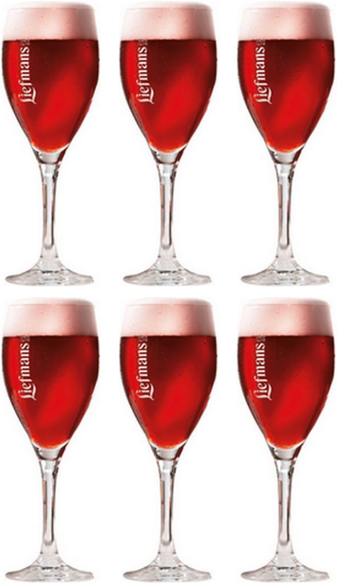 Liefmans Bierglazen op Voet - 250 ml - 6 stuks