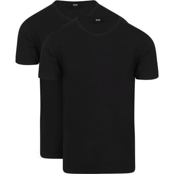 BOSS T-shirt Modern 2-Pack Zwart - Maat M - Heren - Basic T-shirt