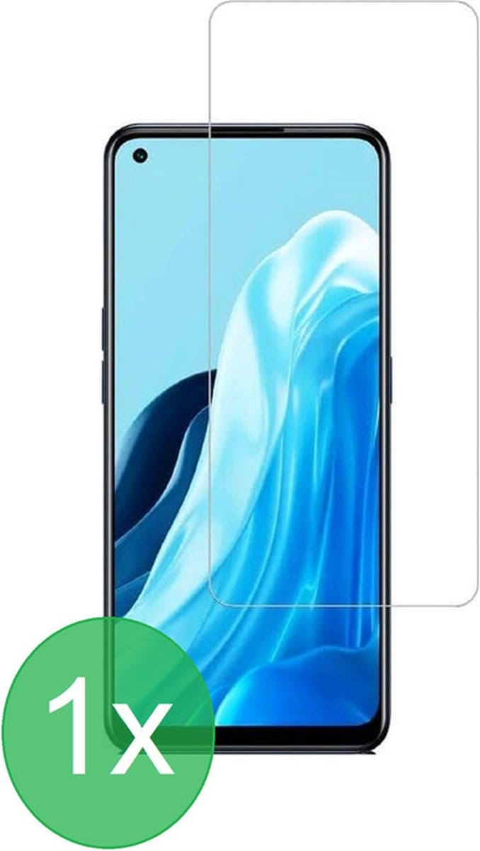 Screenprotector 1x Geschikt voor: Oppo Reno7 - screen protector - glas - bescherm - beschermglas - ZT Accessoires