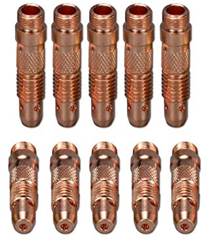 TIG Spantanglichamen 2,4 mm Geschikt voor TIG-toorts 10-pack