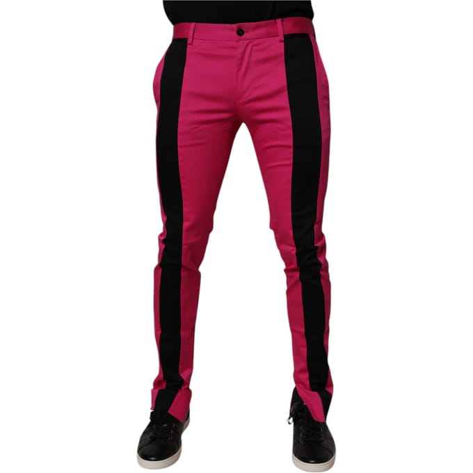 Broek met zijstreepdetails