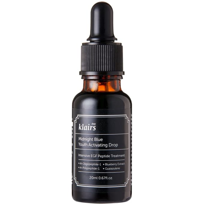 Klairs Serums Midnight Blue Jeugd Activerende Druppel Hydratatie Dames 20 ml
