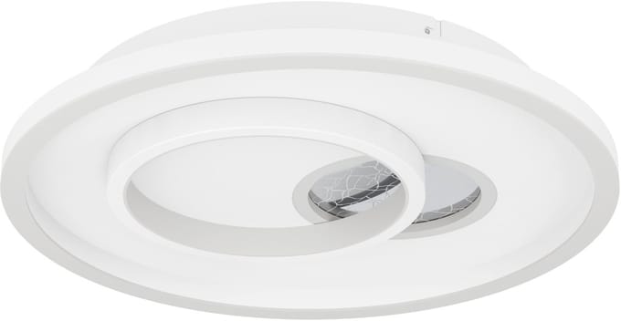 EGLO Tiriolo Plafondlamp - Wandlamp - LED - Ø 38 cm - Wit|Goud
