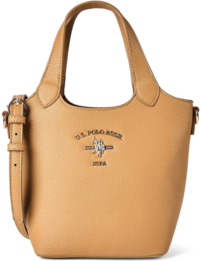 U.S. Polo Assn. Stanford Shopper Tas 24 cm - 5 L - camel