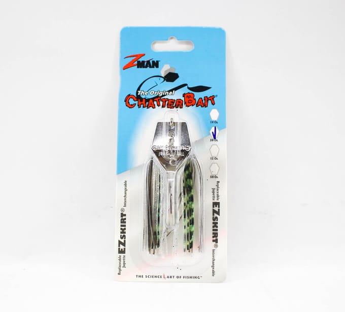 Zman Chatterbait Leurre coulant 3/8 oz Greenback Shad (4035) blue