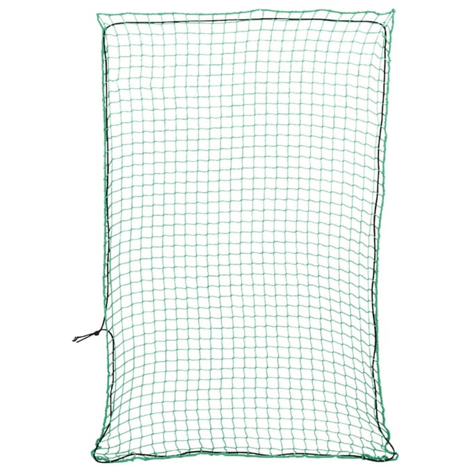 vidaXL - Aanhangwagennet - elastisch - touw - 5x3,5 - m - polypropeen - groen