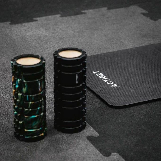 Actiget® Yogamat - Extra Dik - Inclusief Draagriem - 183 x 61x 1 CM - Zwart - TPE