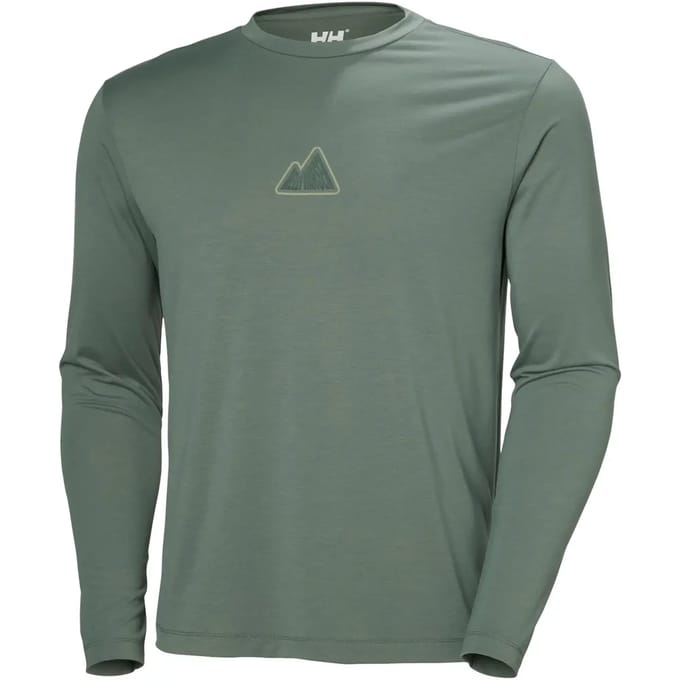 Helly Hansen Skog Graphic Tee T-shirt Met Lange Mouwen Grijs XL Man