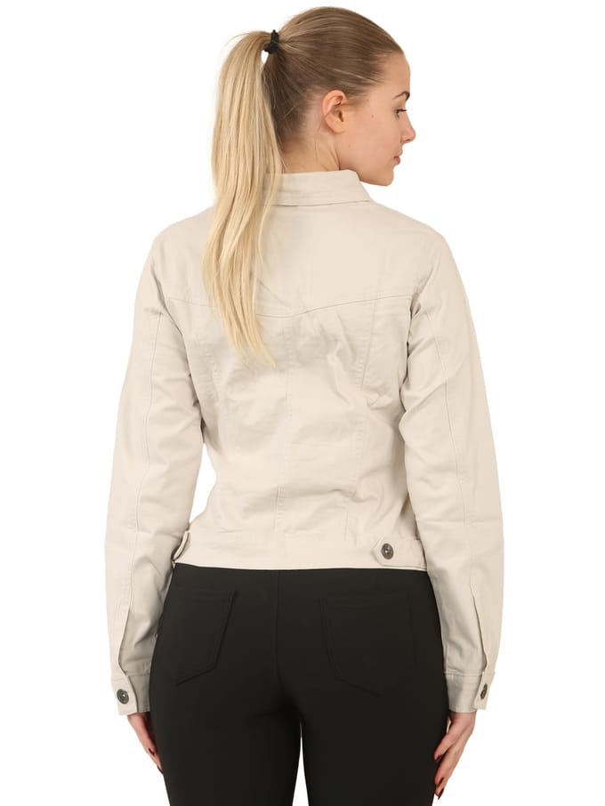 Enzo | Dames Stretch Denim Jas