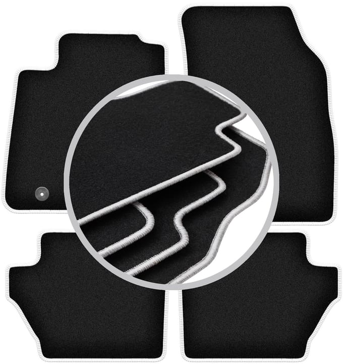 CARLUX-SILVER automatten voor: Ford Fiesta MK7 hatchback (2008-2011)